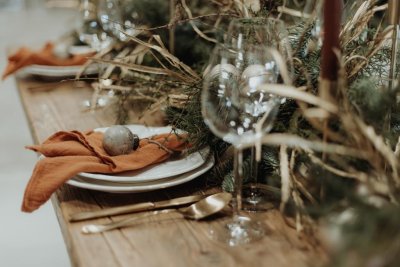 Christmas Decor Tischdekoration Country Concept Partyrent Weihnachtsfeier Christmasparty 